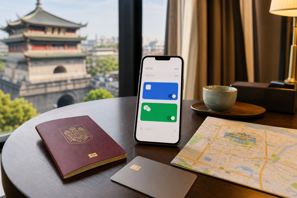 Configurarea Alipay și WeChat Pay pentru turiști înainte de o vacanță în China