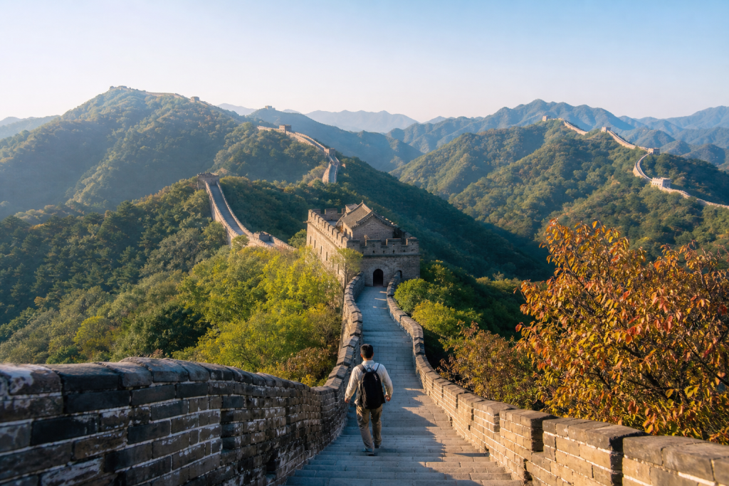 Drumeție pe Marele Zid la Mutianyu, experiență esențială într-un ghid Beijing